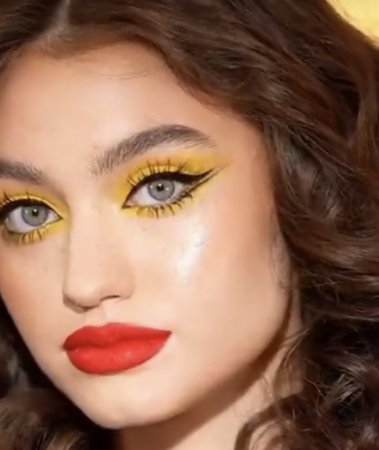 Red and Yellow makeup