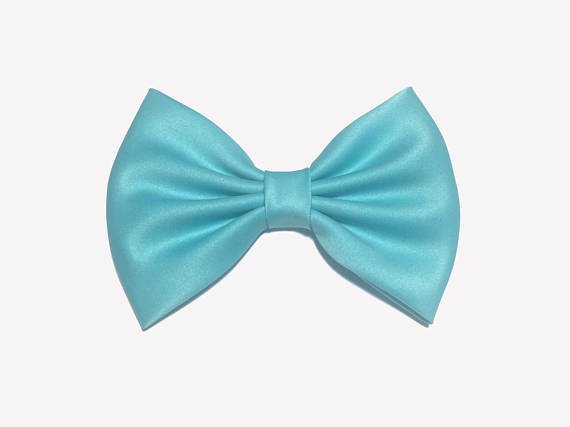 Blue Bow For Girls Satin Hair Bow Bows For Girls Blue