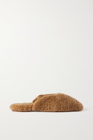 Shearling Slippers - Brown