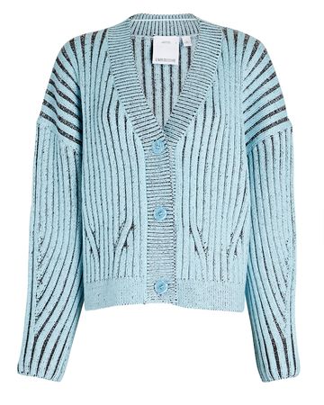 C/MEO Collective Necessary Cardigan In Blue | INTERMIX®