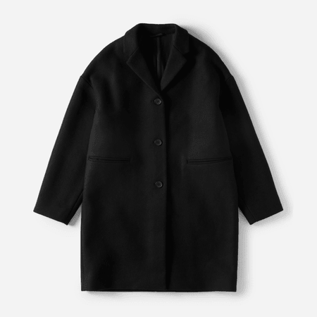 Cocoon Coat black
