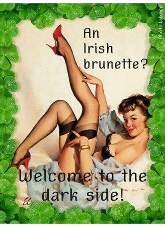 Irish brunette quote