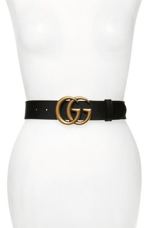 Gucci GG Logo Leather Belt | Nordstrom