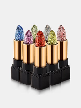 NICEFACE NICEFACE Diamond Lipstick Lips Makeup Color Changing Effect Waterproof Long-Lasting Moisture Online - NewChic