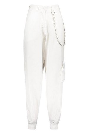 Patch Pocket Detail Trousers | Boohoo