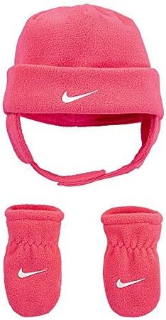 Amazon.com: Nike Infant/Toddler Boy's 2-Piece Swoosh Fleece Hat & Mittens Set : Clothing, Shoes & Jewelry