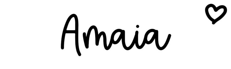 Amaia: Name meaning & origin at ClickBabyNames
