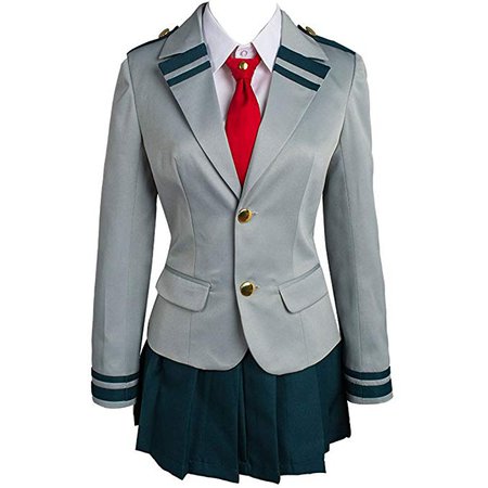 Amazon.com: Valecos Boku No Hero Academia My Hero Academia Ochaco Uraraka Cosplay Costume Ochako/Tsuyu Blazer Suit School Uniform: Gateway