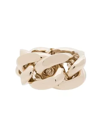 Saint Laurent oversized gold-tone chain bracelet