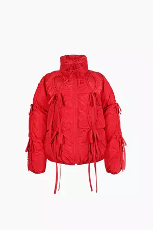 SANDY LIANG BOMMY PUFFER IN RED