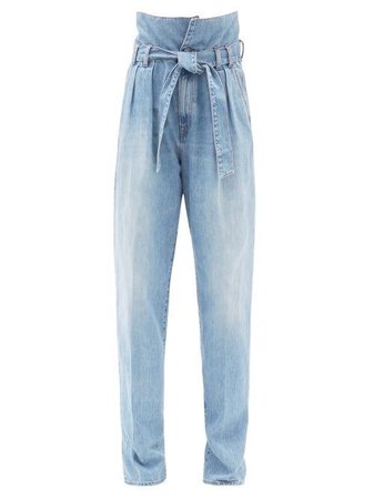 MADE IN TOMBOY  Ylenia paperbag-waist straight-leg jeans
