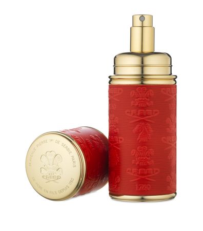 Creed Gold Red Leather Atomiser | Harrods.com