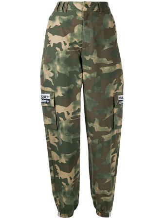 Adidas Tapered Leg Camouflage Trousers