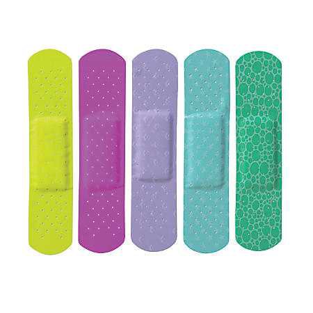 CURAD Neon Adhesive Bandages Assorted Colors Case Of 1200 by Office Depot & OfficeMax