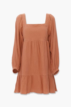 Self-Tie Bow Peasant Dress | Forever 21