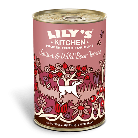 Venison & Wild Boar Terrine for Dogs (400g) | Lily's Kitchen