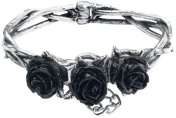 Wild Black Rose | Alchemy Gothic Armband | EMP