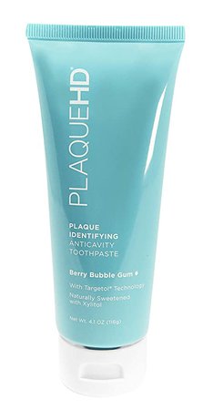 Amazon.com : Plaque HD Plaque Identifying Toothpaste | Plaque Disclosing Berry Bubble Gum Toothpaste with Xylitol pH Balancing Ingredients for Healthy | Gently Whitens Teeth, Reduces Inflammation : Beauty