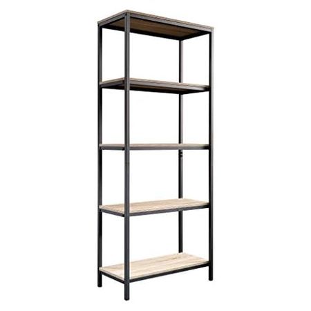 Amazon.com: Sauder North Avenue 3 shelves Bookcase, Charter Oak finish, L: 23.47" x W: 11.50" x H: 30.47" : Home & Kitchen