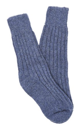 Yosemite Rib-Knit Cashmere Socks by The Elder Statesman | Moda Operandi