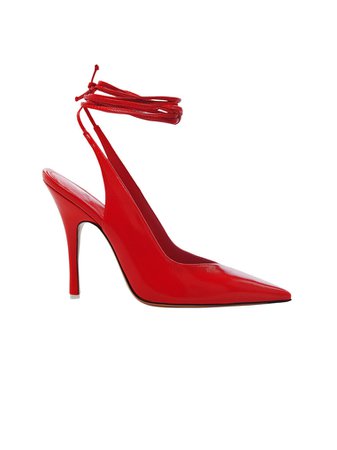 The Attico Shoes | The Attico - "Venus" Red Slingback