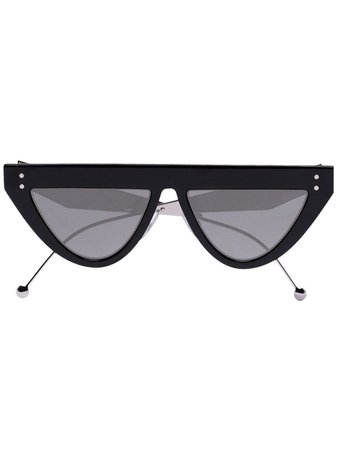 Fendi Eyewear Defender Flat Brow Sunglasses
