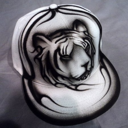 Tiger Hat - Steel Tears Airbrush