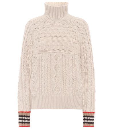 Cashmere Turtleneck Sweater - Burberry | Mytheresa