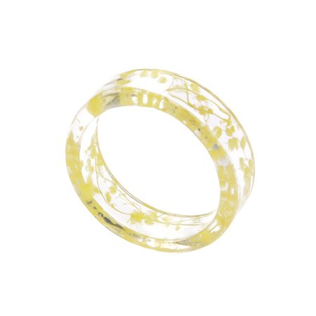 yellow resin ring