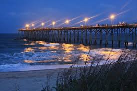 beach pier at night - Google Search