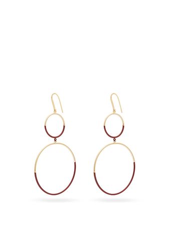 Double-hoop drop earrings | Isabel Marant | MATCHESFASHION.COM