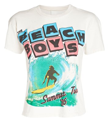 Madeworn Beach Boys Cropped T-Shirt | INTERMIX®
