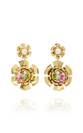 Flower Earrings by Mercedes Salazar | Moda Operandi