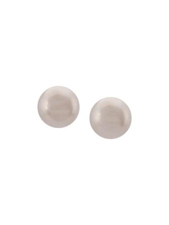 Baggins 18kt white gold round white South Sea pearl studs £3,606 - Fast Global Shipping, Free Returns