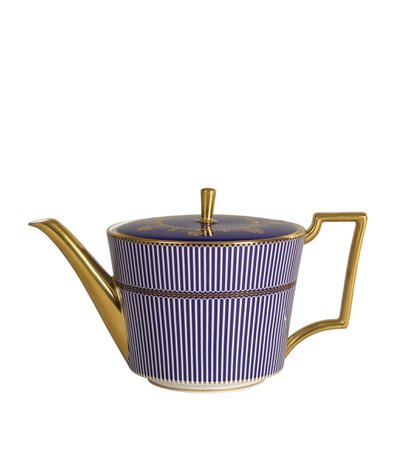 Wedgwood Prestige Anthemion Blue Teapot | Harrods.com