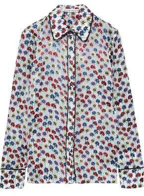 Alfie Floral-print Fil Coupe Chiffon Shirt