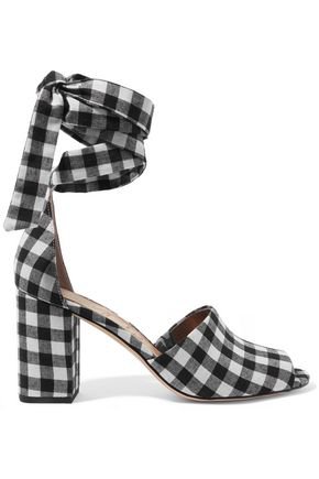 Odele gingham canvas sandals | SAM EDELMAN | Sale up to 70% off | THE OUTNET