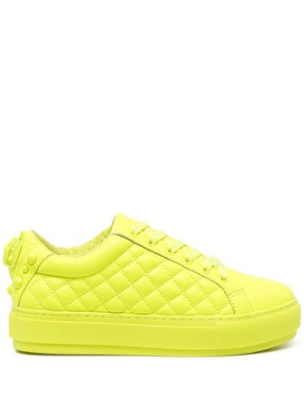 Kurt Geiger London Quilted lace-up Trainers