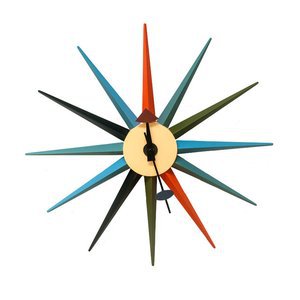 Midcentury Modern Ball Wall Clock - Midcentury - Wall Clocks - by Kardiel