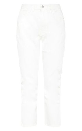 Mom White Jeans | Denim | PrettyLittleThing