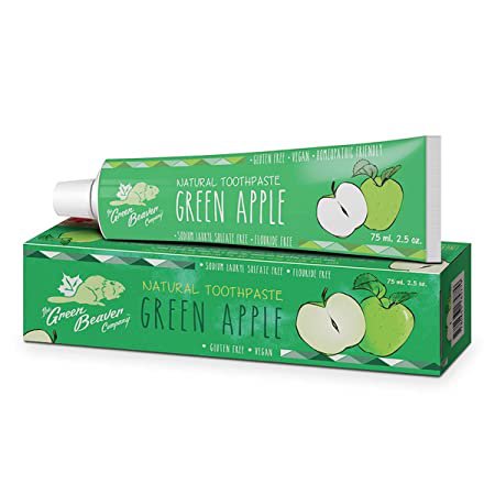 Amazon.com : Green Beaver 75ml Green Apple Toothpaste : Beauty