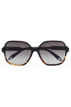 Victoria Beckham | Oversized square-frame tortoiseshell acetate sunglasses | NET-A-PORTER.COM