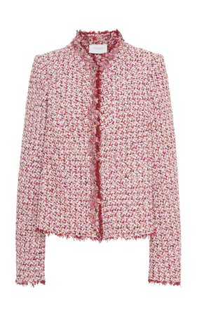 Floral-Embellished Tweed Jacket by Giambattista Valli | Moda Operandi