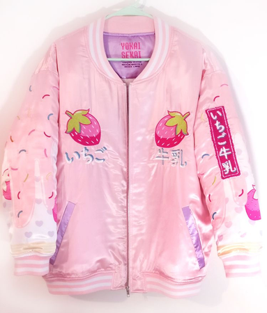 pink strawberry jacket