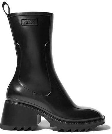 Betty Rubber Boots - Black