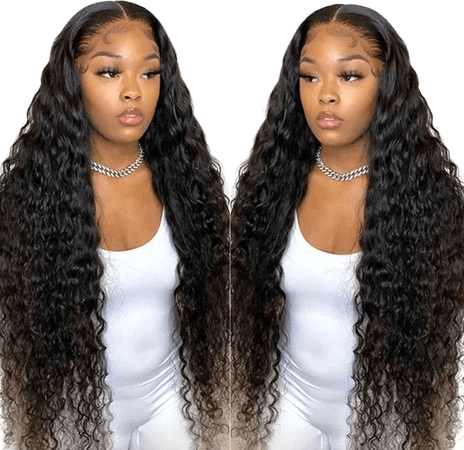 HAIR INSPO CURLY LACEFRONT MIDDLE PART