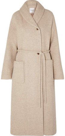 LE 17 SEPTEMBRE - Belted Wool-blend Coat