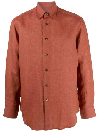 Brioni button-down Fitted Shirt - Farfetch