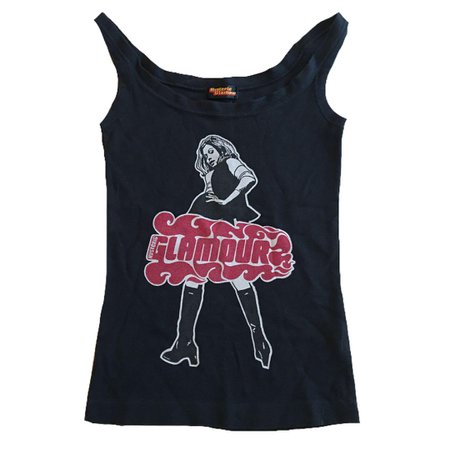 hysteric glamour black tank top