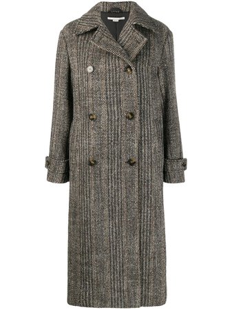 Stella McCartney chevron button-up coat - FARFETCH
